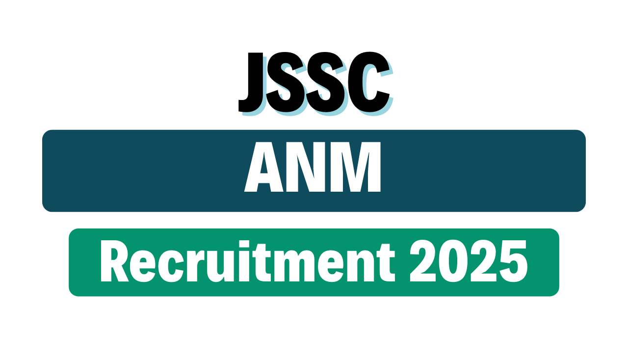 JSSC ANM Recruitment 2025